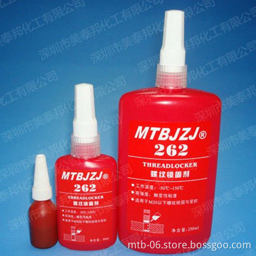 Thixotropic Viscosity Thread Locker Anaerobic Adhesive